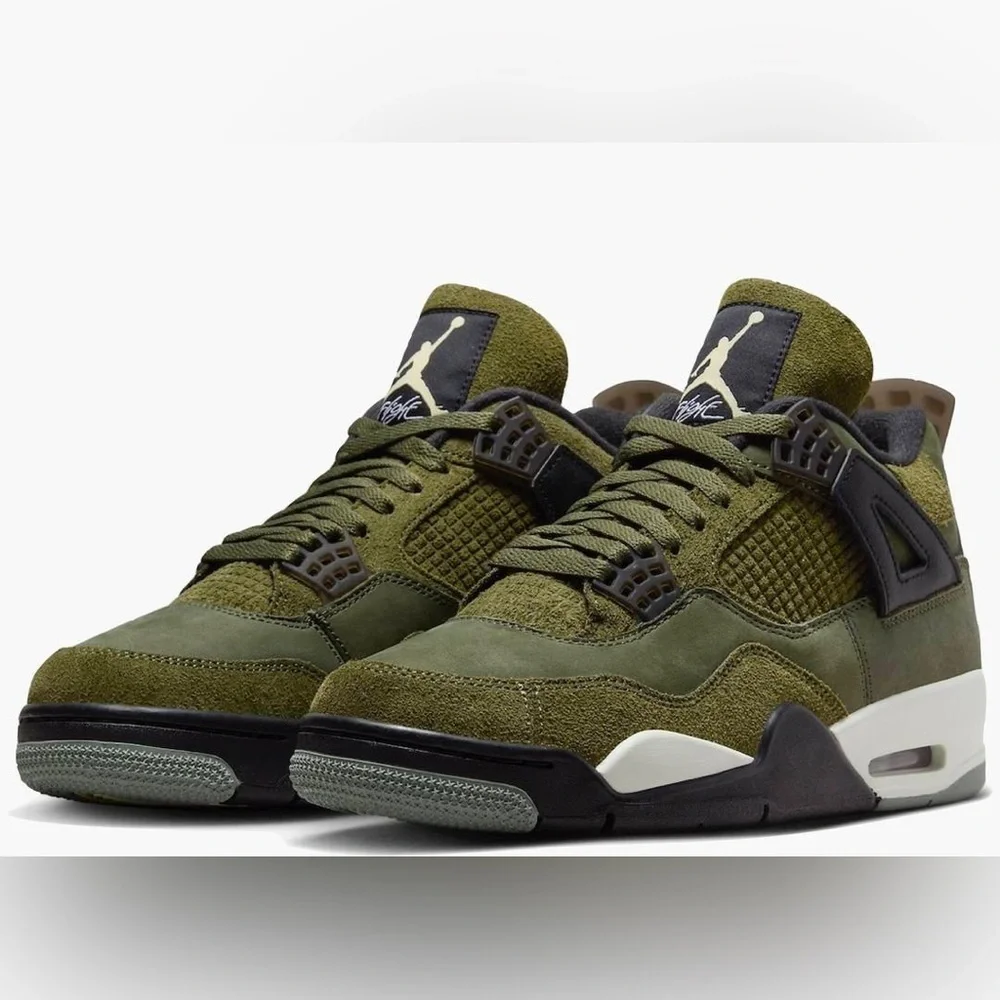 Nike Air Jordan 4 Retro SE Craft Medium Olive sz 12